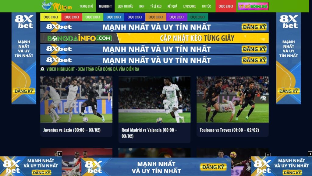 Hướng dẫn theo dõi các trận bóng đá trực tiếp trên kênh Mitom TV 